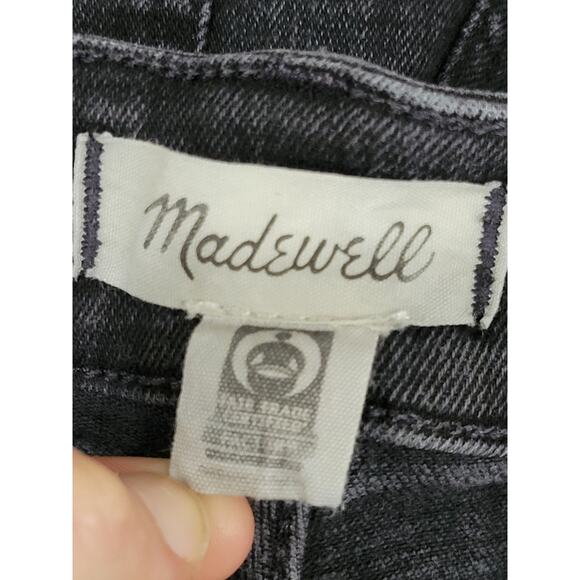 Madewell Jeans Womens 14W Black The Perfect Curvy Vintage Wide Leg Denim - Picture 10 of 11